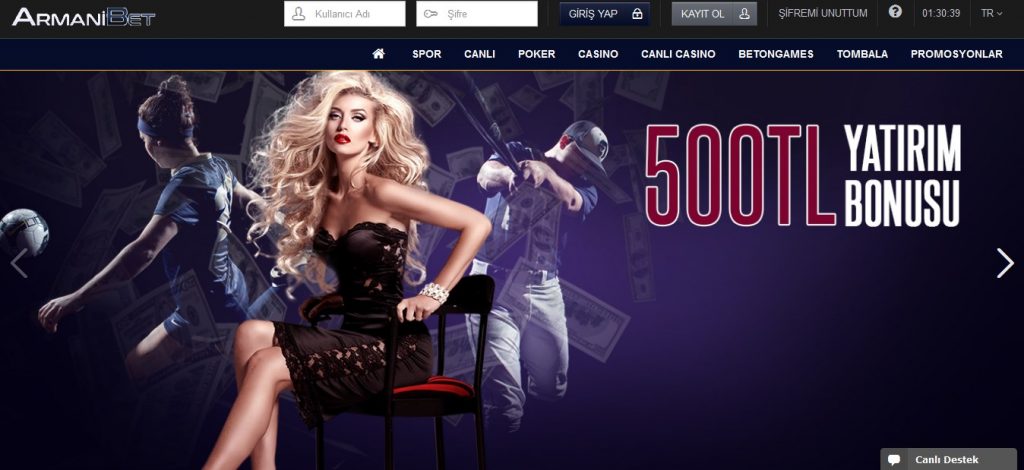 armanibet inceleme