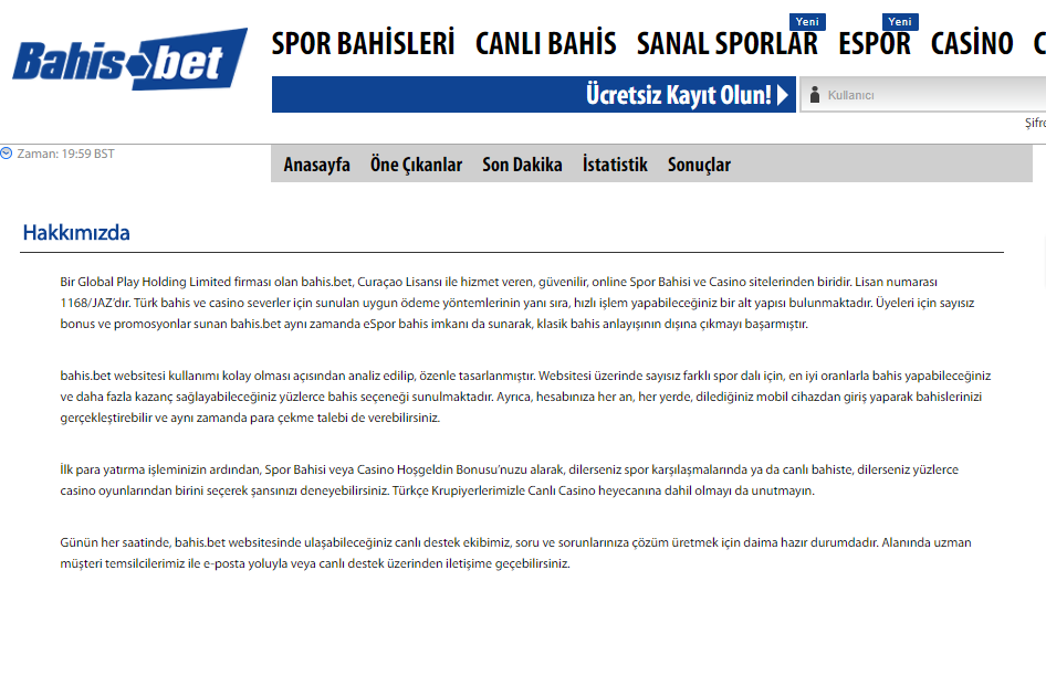 bahisbet inceleme