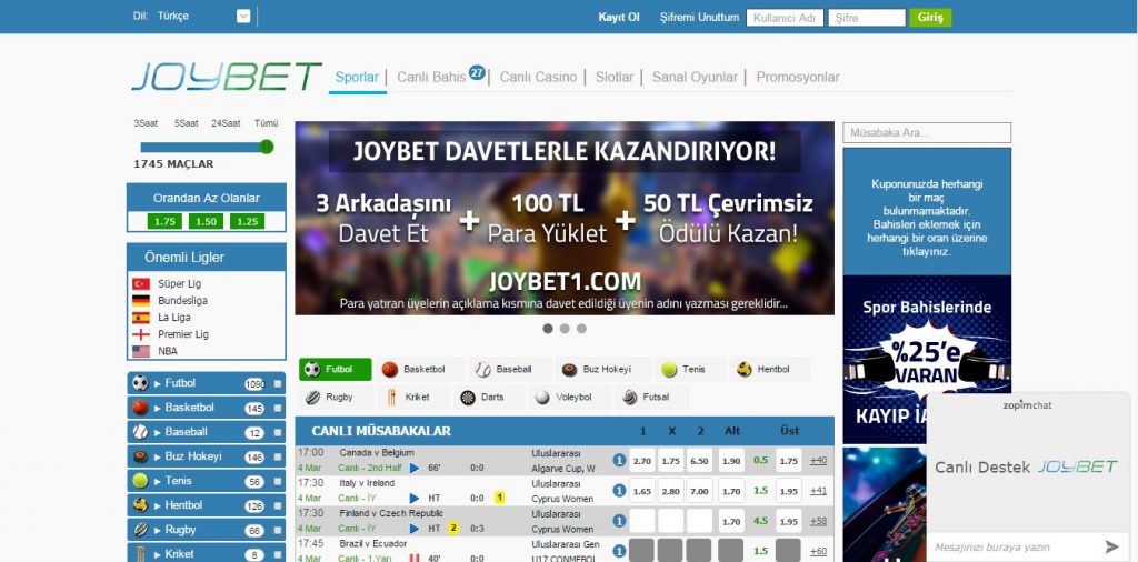 joybet inceleme