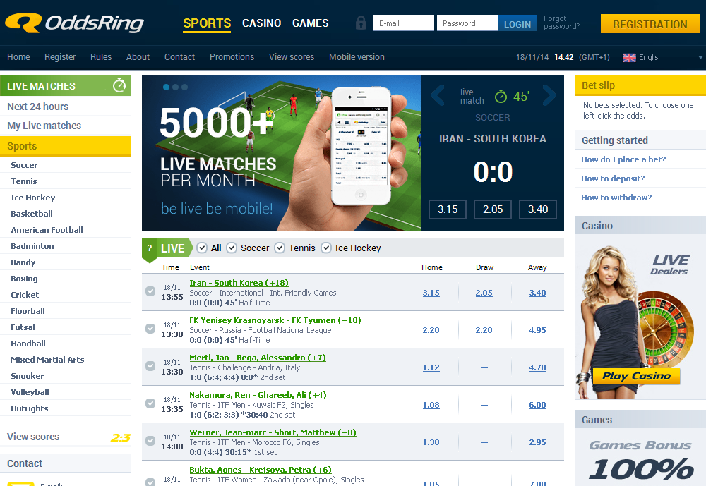 oddsring inceleme