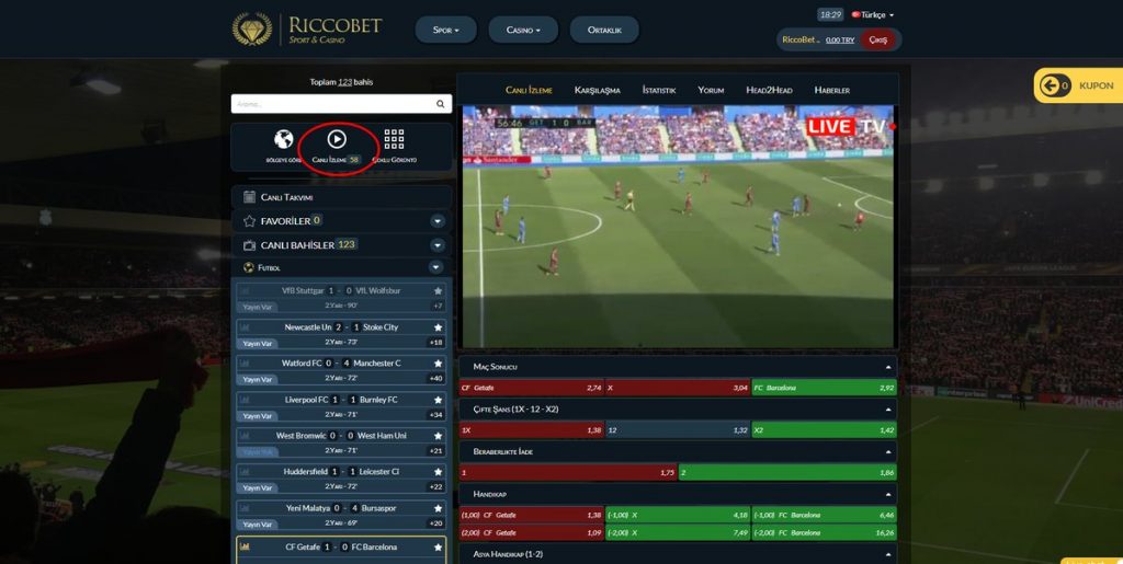 riccobet inceleme