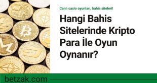 Hangi Bahis Sitelerinde Kripto Para İle Oyun Oynanır